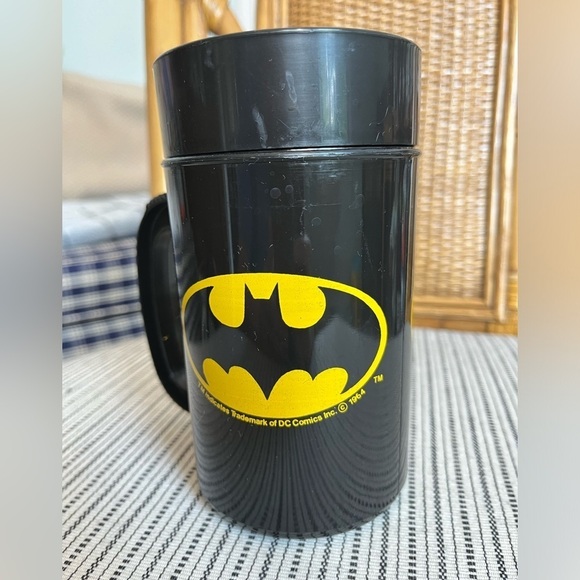 RARE Vintage 1964 BATMAN Super Mug Yellow Batman Logo - Picture 4 of 7